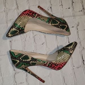 Serpentine Party High Heels